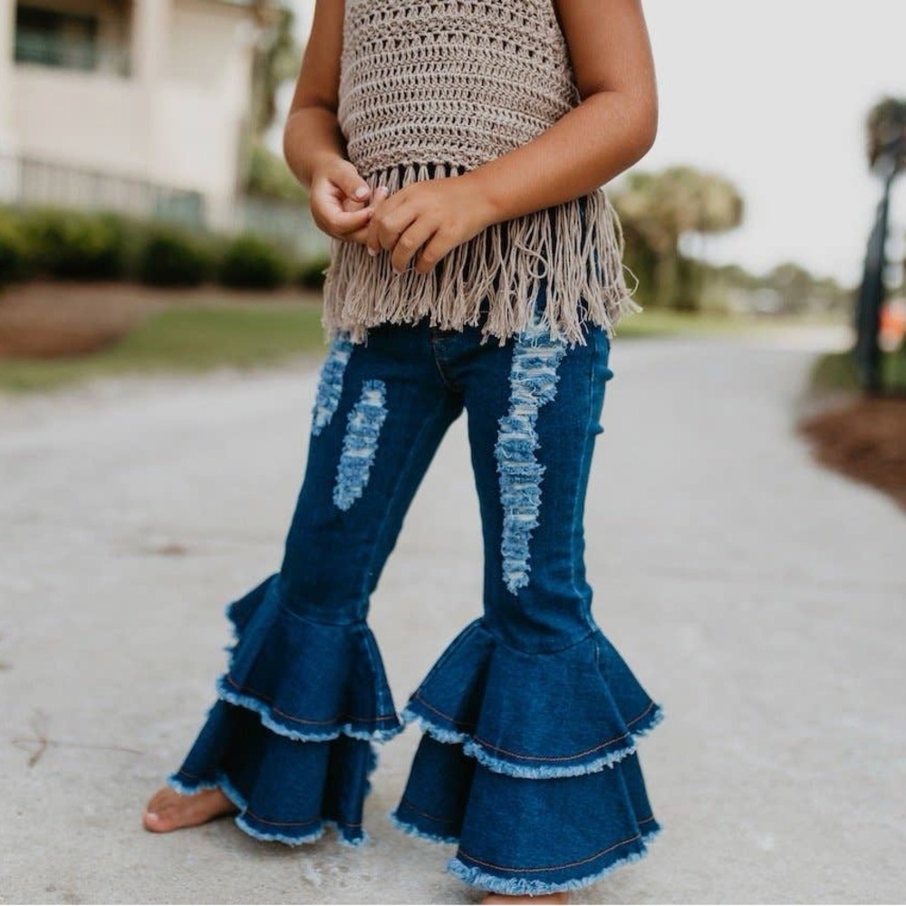 Kids Denim Flare Jeans
